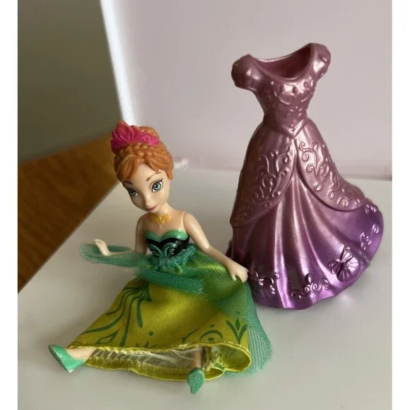 Mattel Toys Disney Princess Magiclip Anna Pink Dress Poshmark